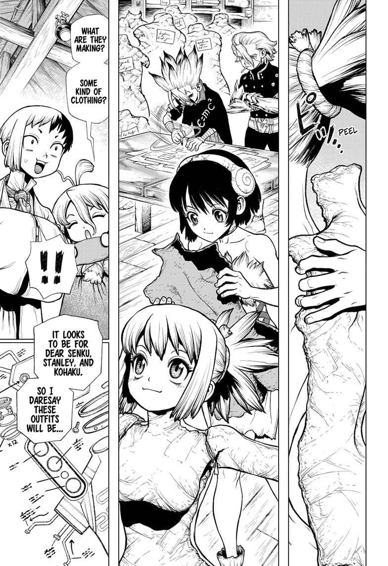 Dr. Stone Manga Chapter 222 page 1 - Science Road scene