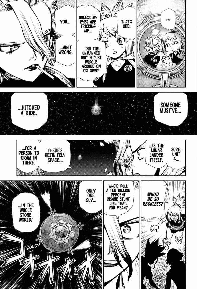Dr. Stone Manga Chapter 225 page 11 - Docking scene