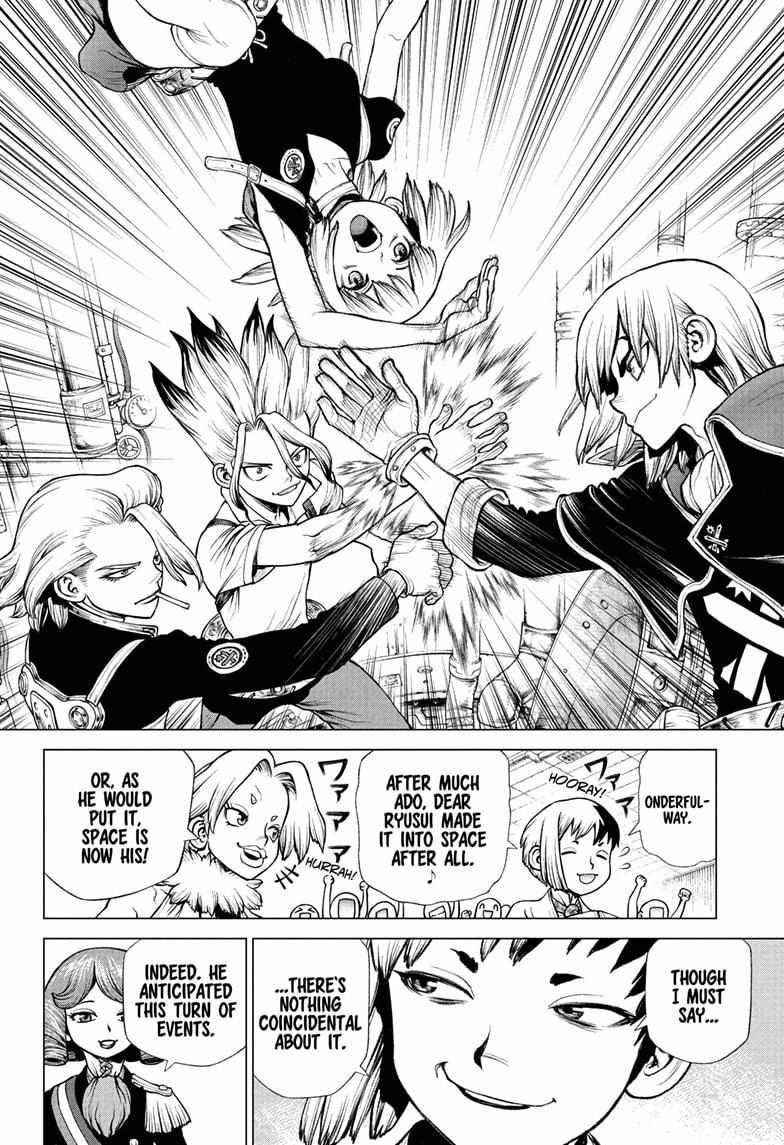 Dr. Stone Manga Chapter 226 page 2 - Giant Step scene