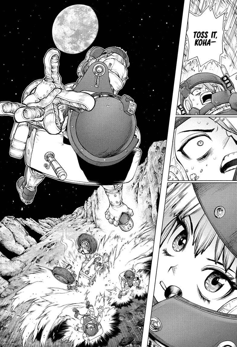 Dr. Stone Manga Chapter 227 page 12 - It Was You scene