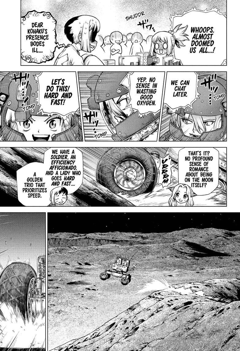 Dr. Stone Manga Chapter 227 page 4 - It Was You scene