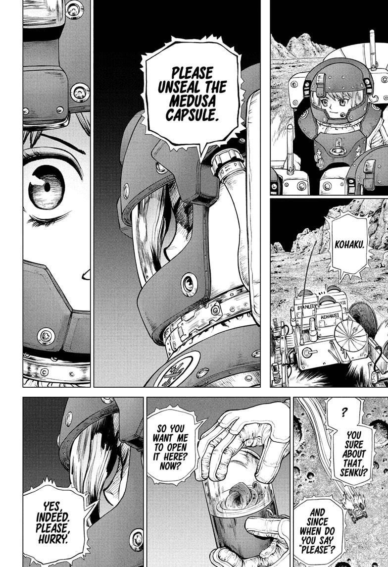 Dr. Stone Manga Chapter 227 page 8 - It Was You scene