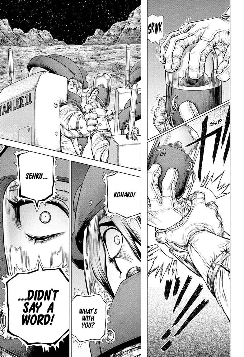 Dr. Stone Manga Chapter 227 page 9 - It Was You scene