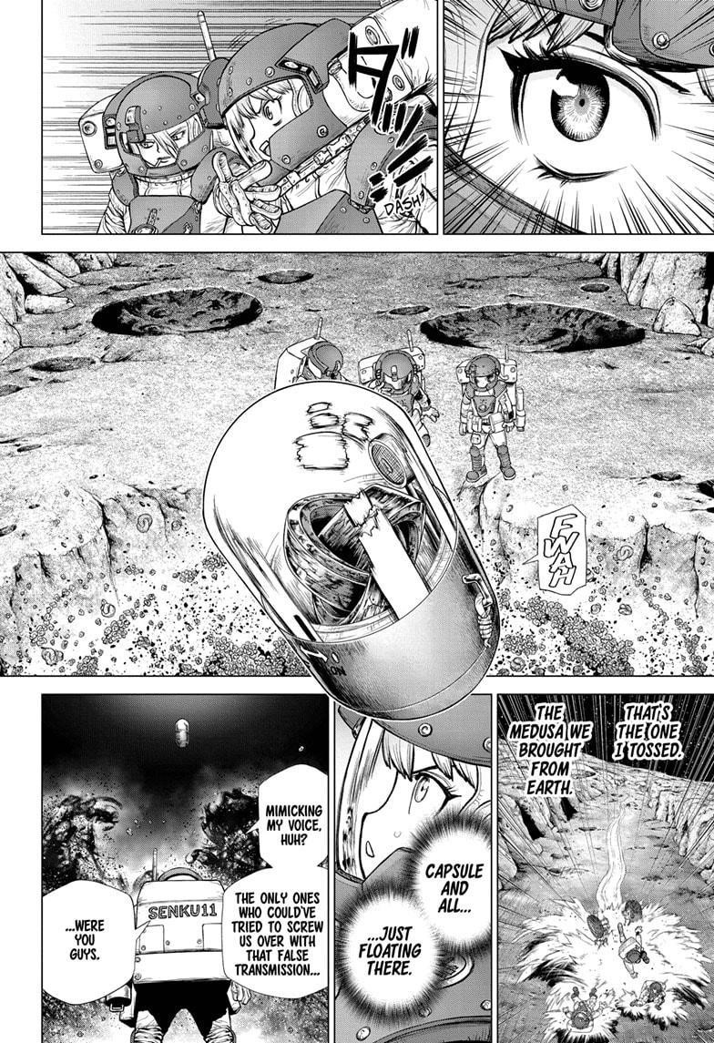 Dr. Stone Manga Chapter 228 page 3 - Life Stone scene
