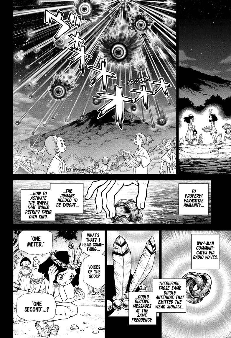Dr. Stone Manga Chapter 229 page 11 - Why-Man scene