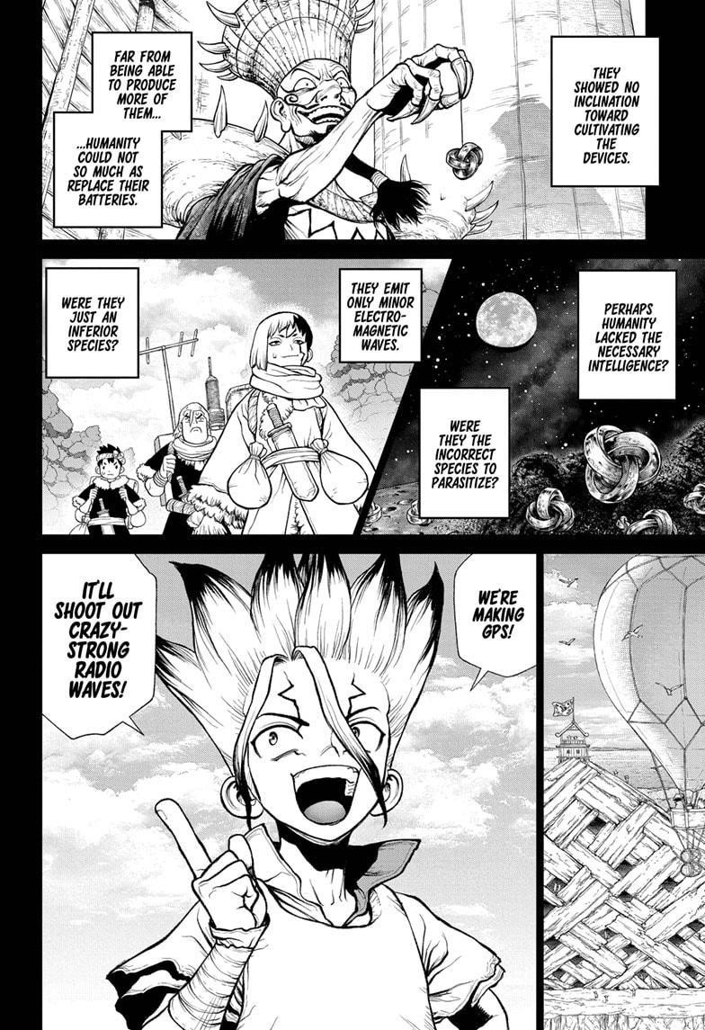 Dr. Stone Manga Chapter 229 page 15 - Why-Man scene