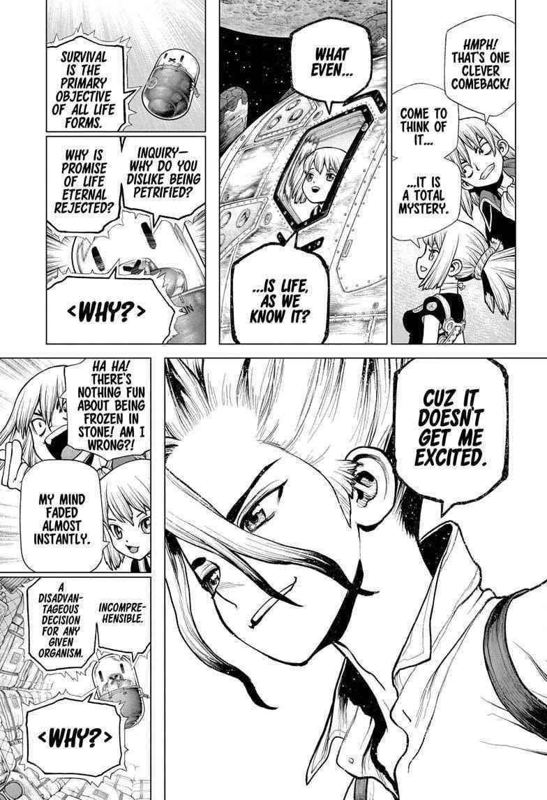 Dr. Stone Manga Chapter 231 page 17 - A Future To Get Excited About scene