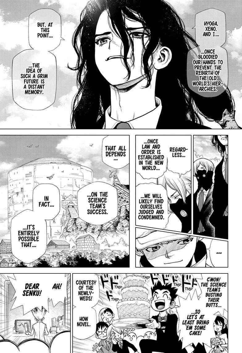 Dr. Stone Manga Chapter 232 page 11 - Final Chapter: Dr. STONE scene