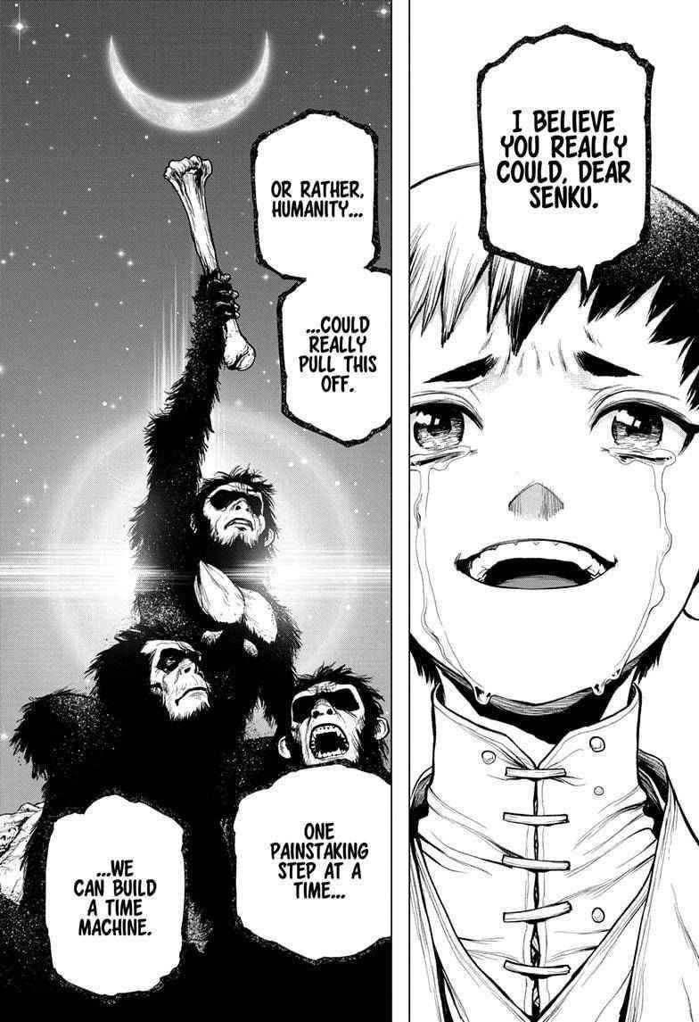 Dr. Stone Manga Chapter 232 page 19 - Final Chapter: Dr. STONE scene