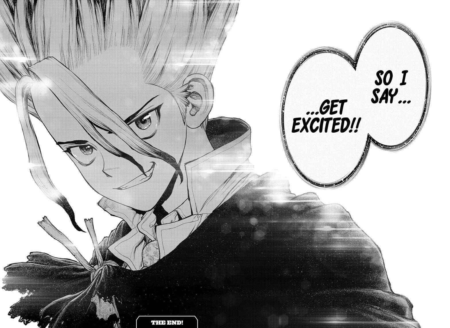 Dr. Stone Manga Chapter 232 page 21 - Final Chapter: Dr. STONE scene