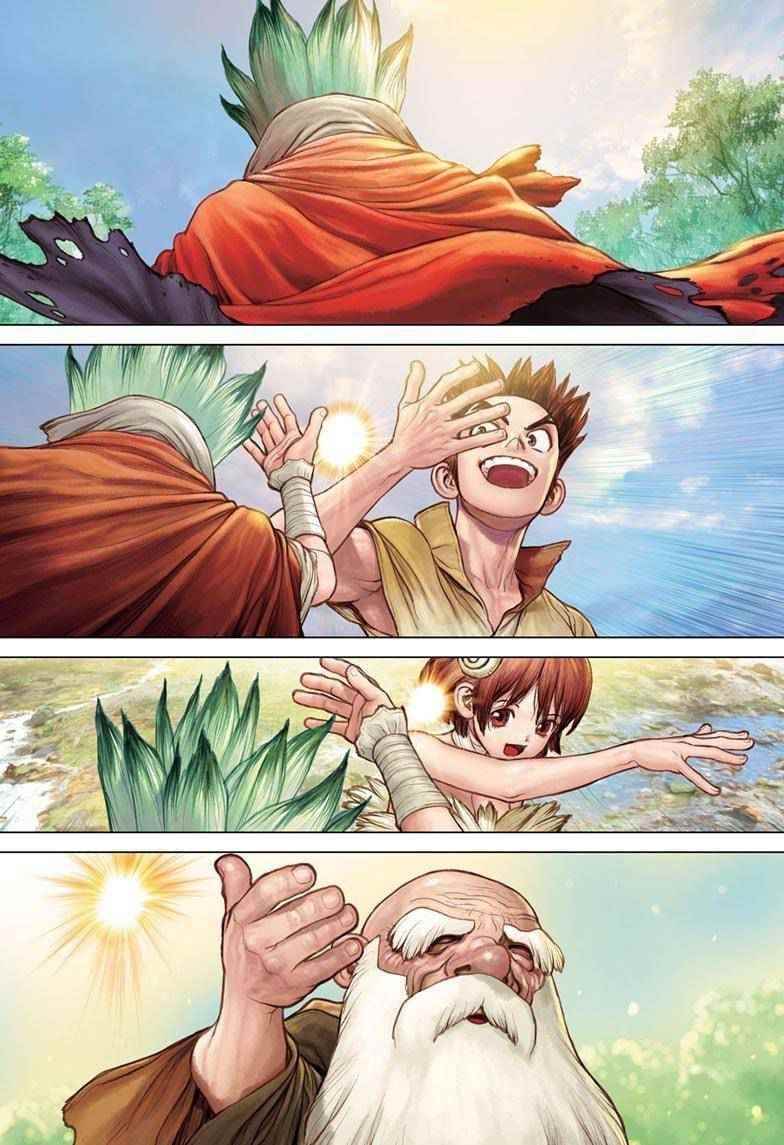Dr. Stone Manga Chapter 232 page 3 - Final Chapter: Dr. STONE scene