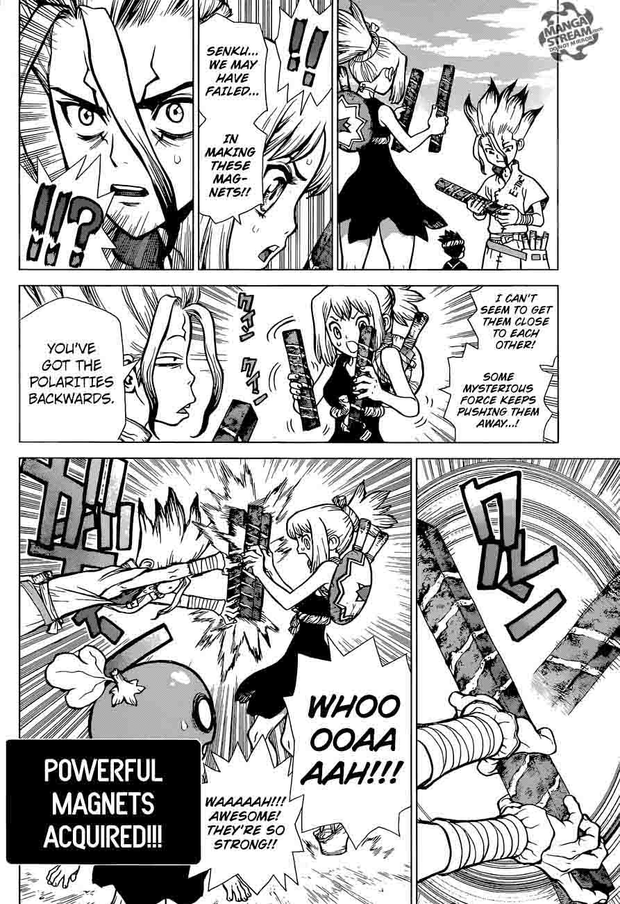 Dr. Stone Manga Chapter 25 page 6 - By These Hands, the Light of Science scene