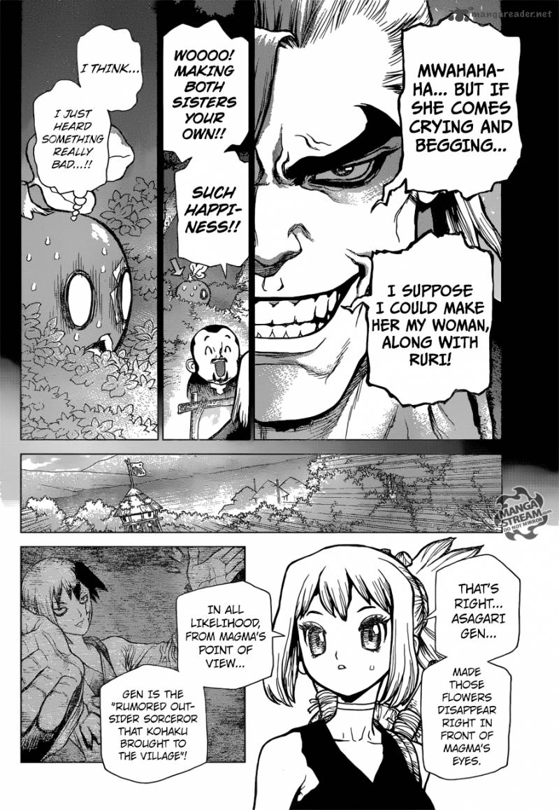Dr. Stone Manga Chapter 27 page 4 - A Certain Scientist's Wish scene