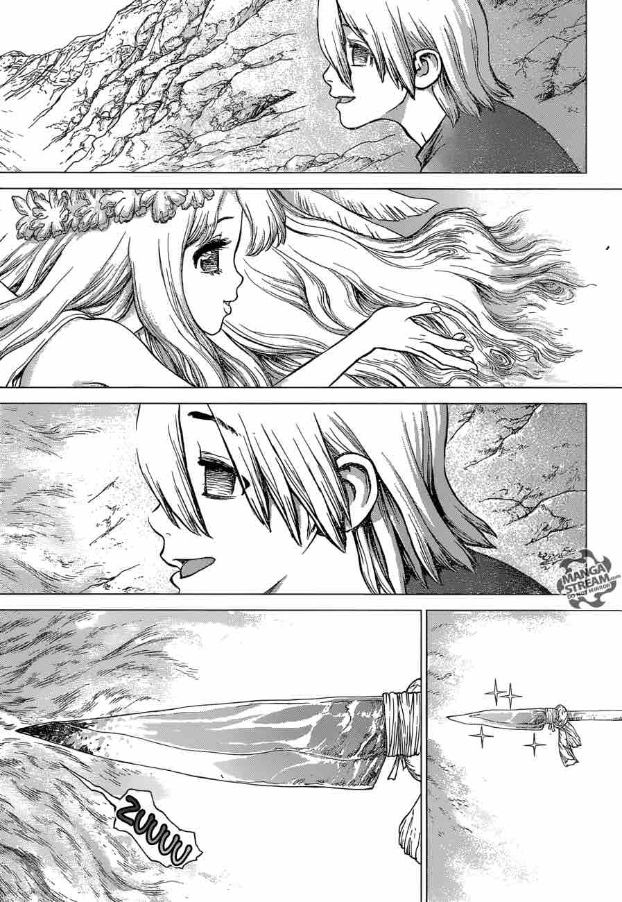 Dr. Stone Manga Chapter 30 page 10 - Death Green scene