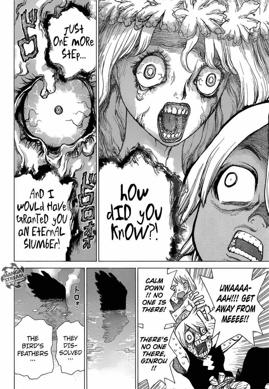 Dr. Stone Manga Chapter 30 page 13 - Death Green scene