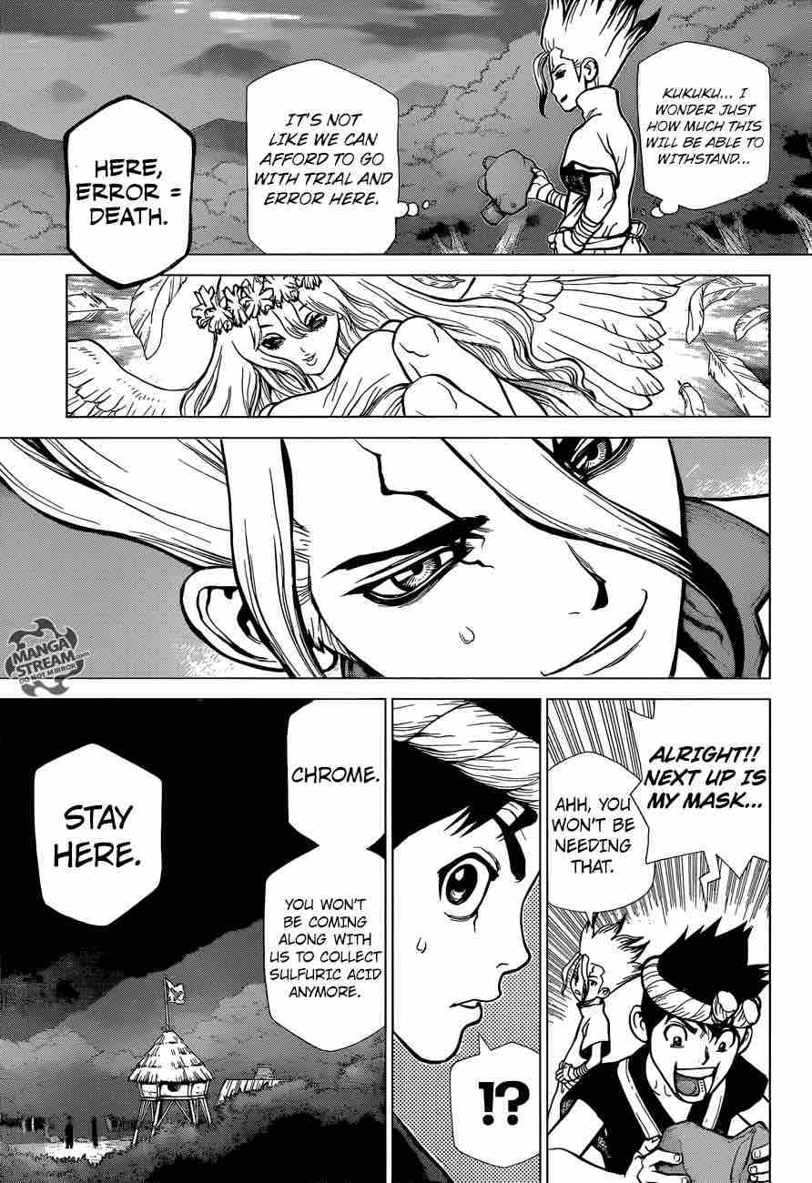 Dr. Stone Manga Chapter 30 page 18 - Death Green scene