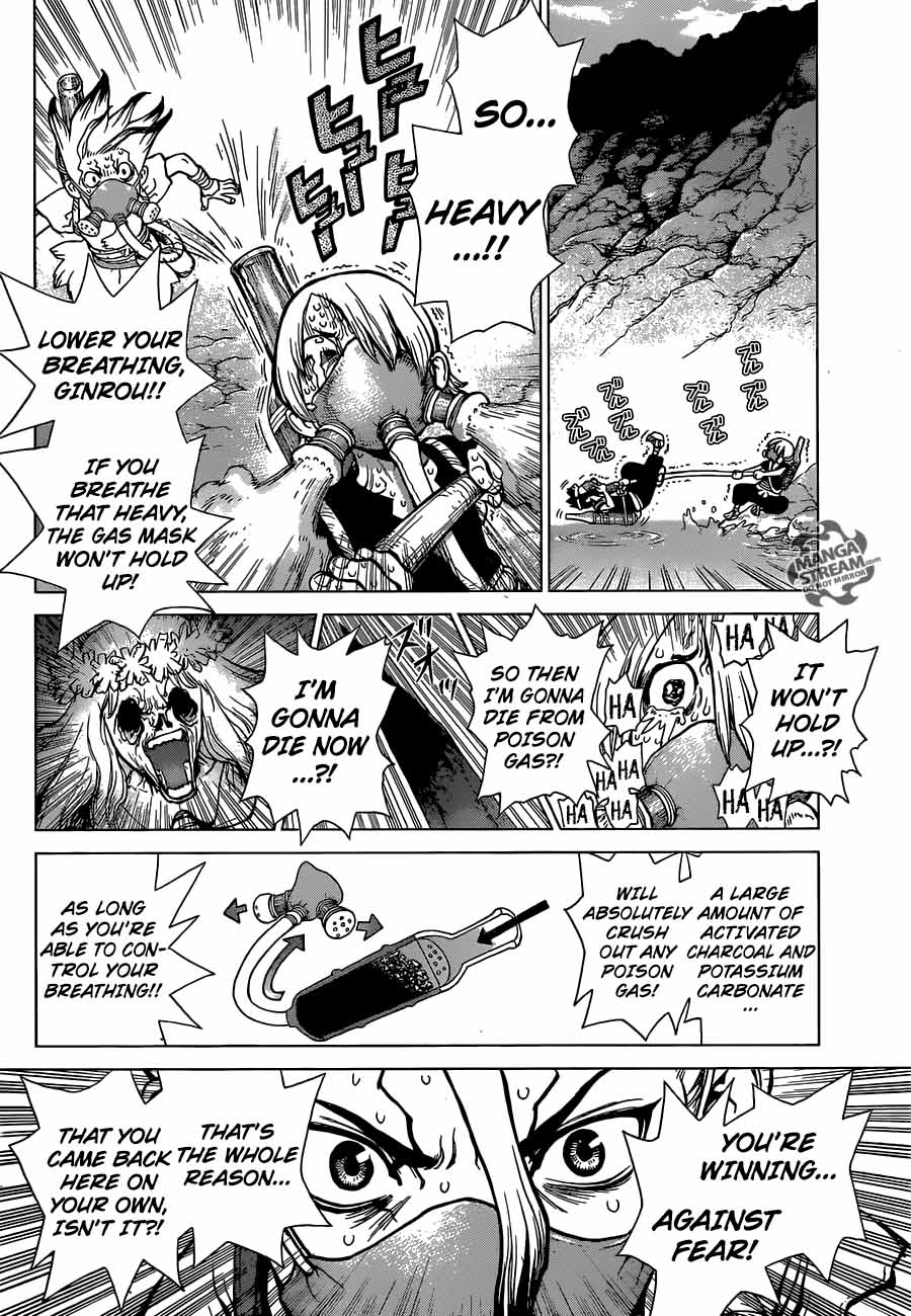 Dr. Stone Manga Chapter 32 page 14 - Brains & Heart scene