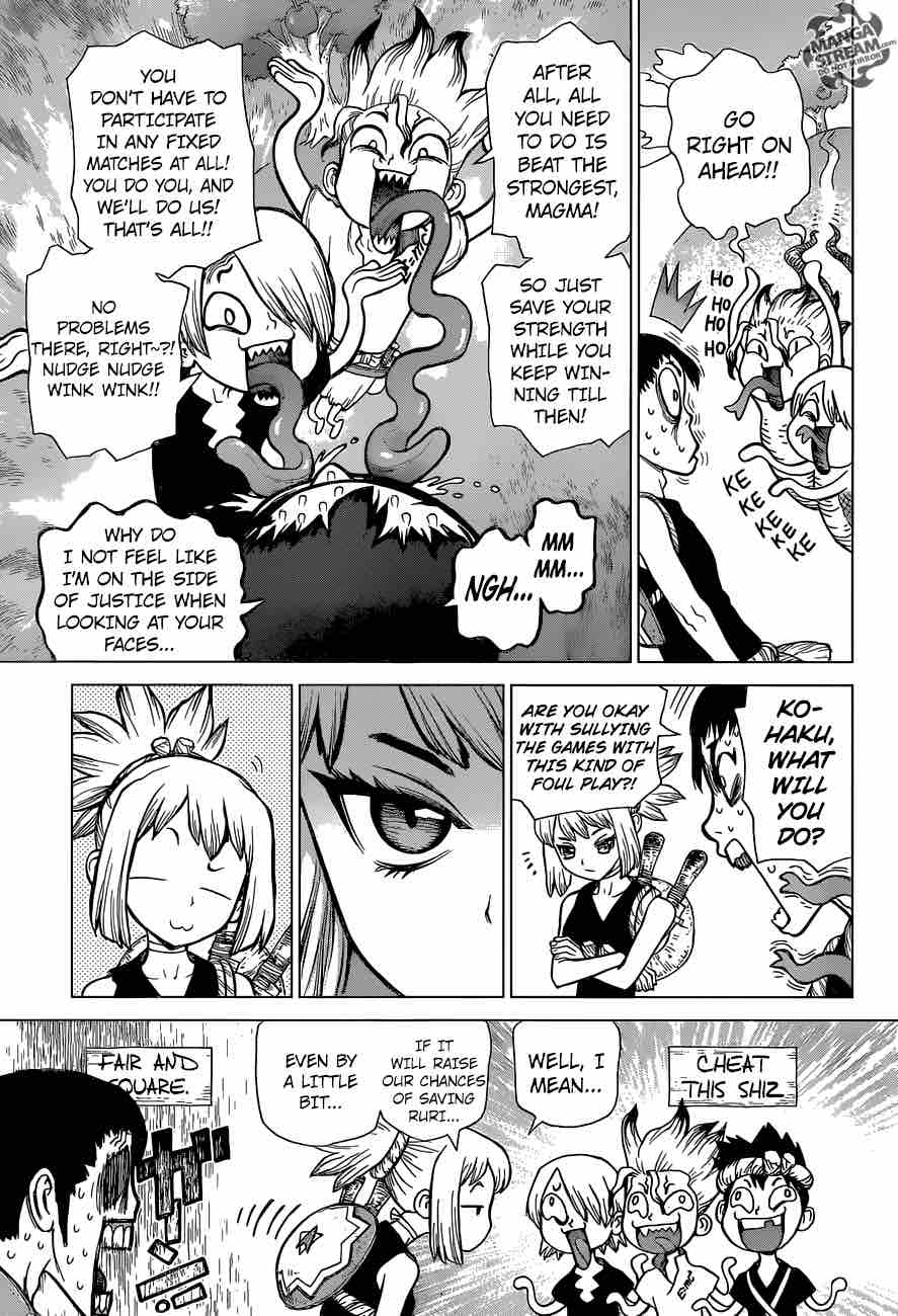 Dr. Stone Manga Chapter 33 page 15 - Baad Chemicals scene