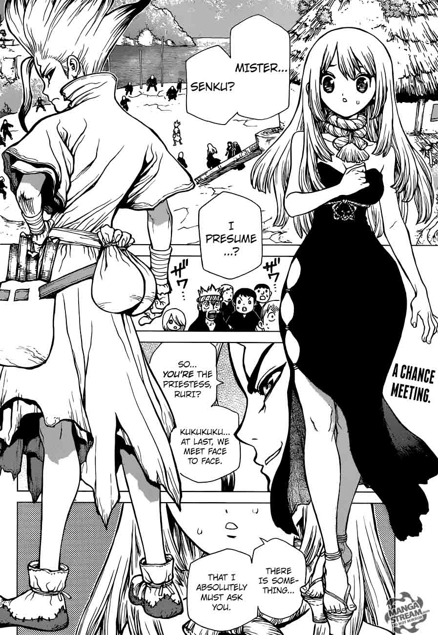 Dr. Stone Manga Chapter 34 page 3 - Sneaky Grand Bout Strategy scene