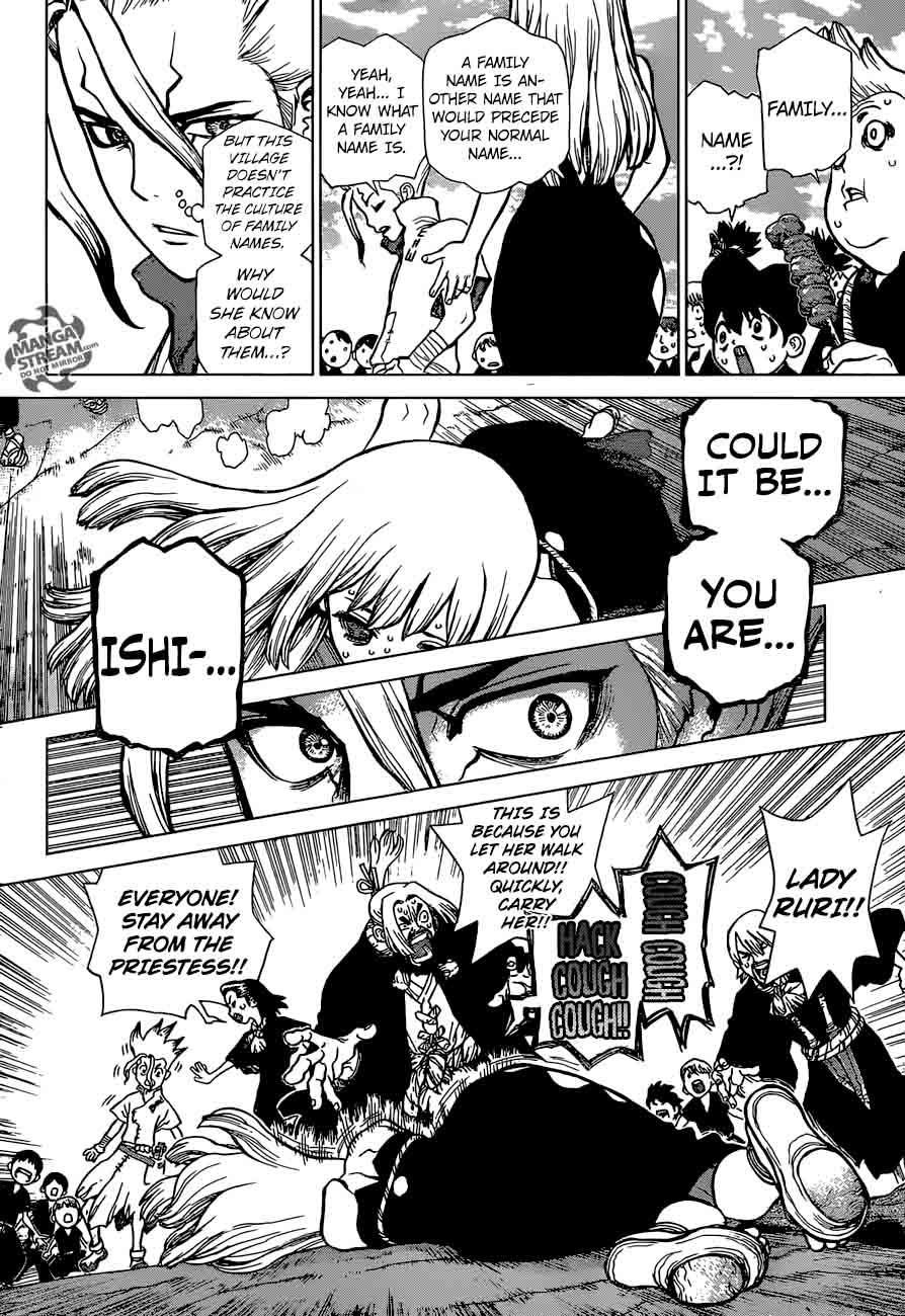 Dr. Stone Manga Chapter 34 page 5 - Sneaky Grand Bout Strategy scene