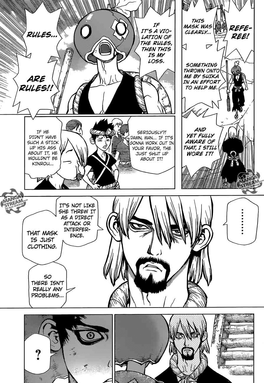 Dr. Stone Manga Chapter 36 page 3 - Kinro and Ginro scene