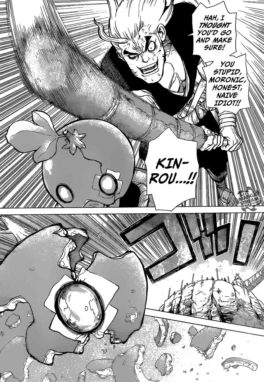 Dr. Stone Manga Chapter 36 page 4 - Kinro and Ginro scene