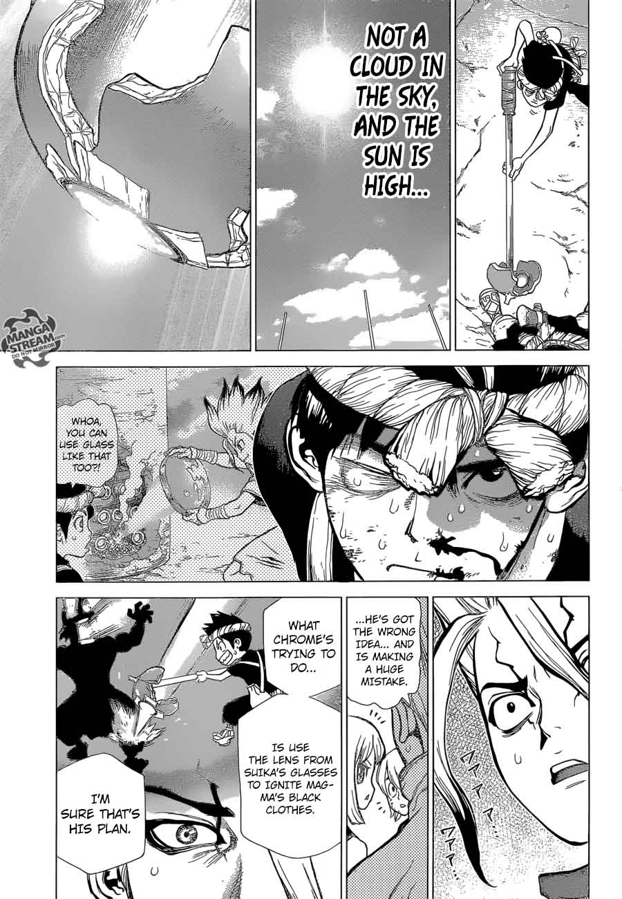 Dr. Stone Manga Chapter 37 page 16 - Science-User Chrome scene