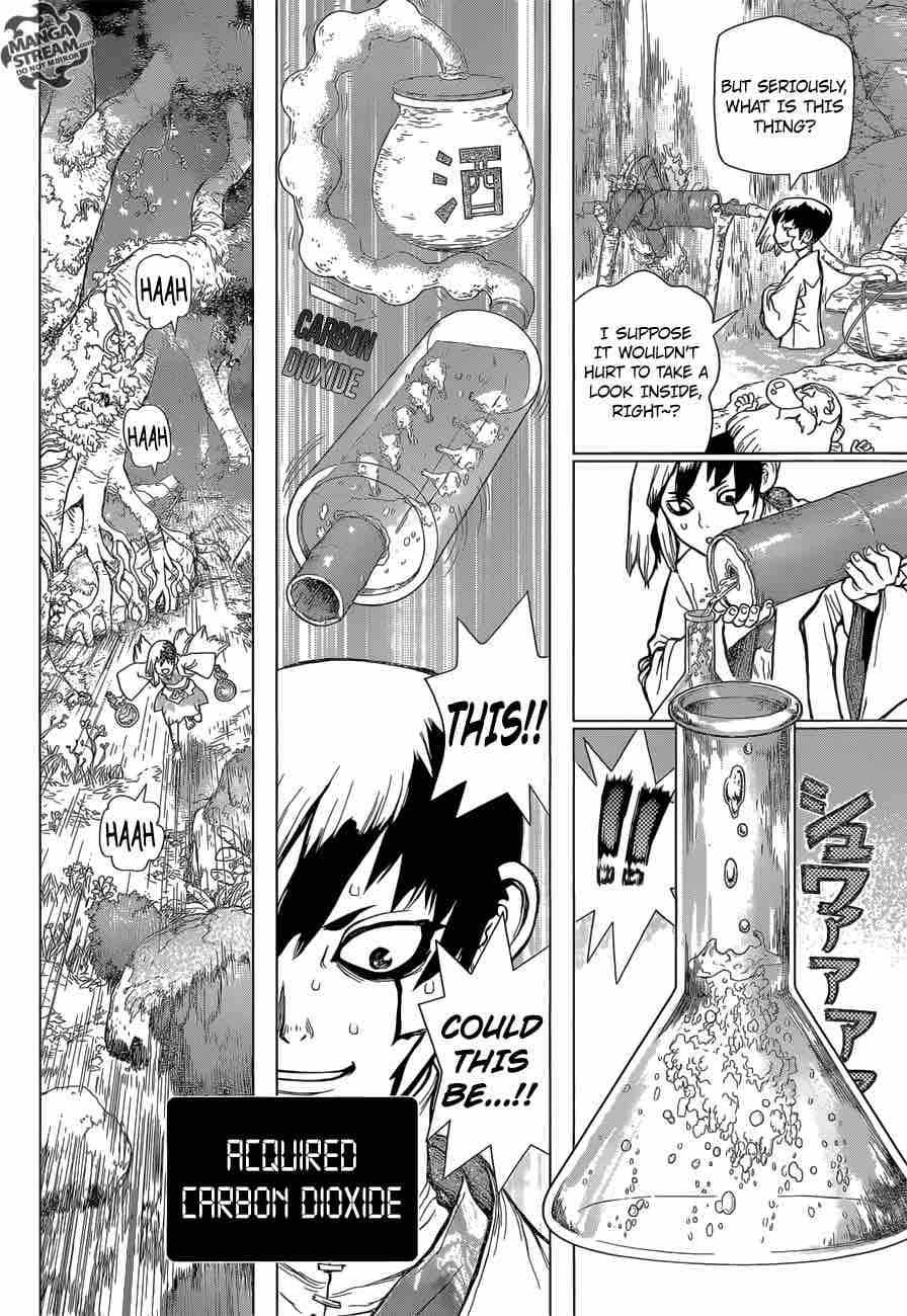 Dr. Stone Manga Chapter 40 page 13 - Two Million Years in the Making scene