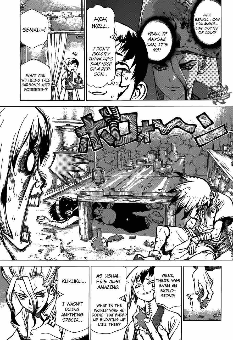 Dr. Stone Manga Chapter 40 page 14 - Two Million Years in the Making scene