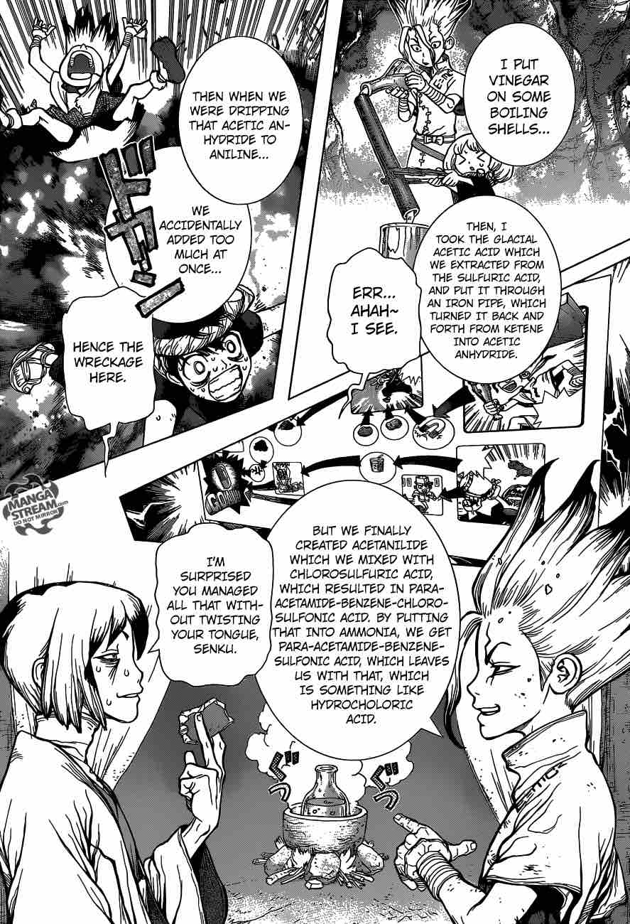 Dr. Stone Manga Chapter 40 page 15 - Two Million Years in the Making scene