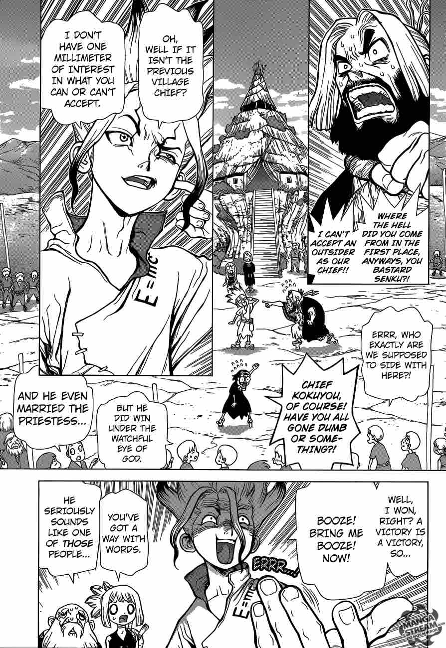 Dr. Stone Manga Chapter 40 page 3 - Two Million Years in the Making scene