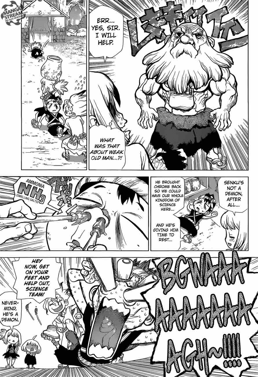 Dr. Stone Manga Chapter 40 page 9 - Two Million Years in the Making scene