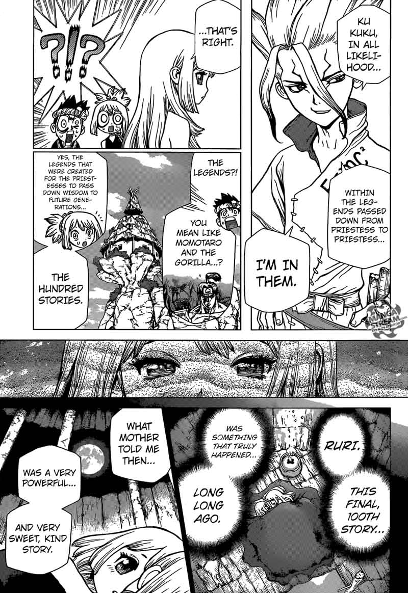 Dr. Stone Manga Chapter 42 page 3 - Tale for the Ages scene