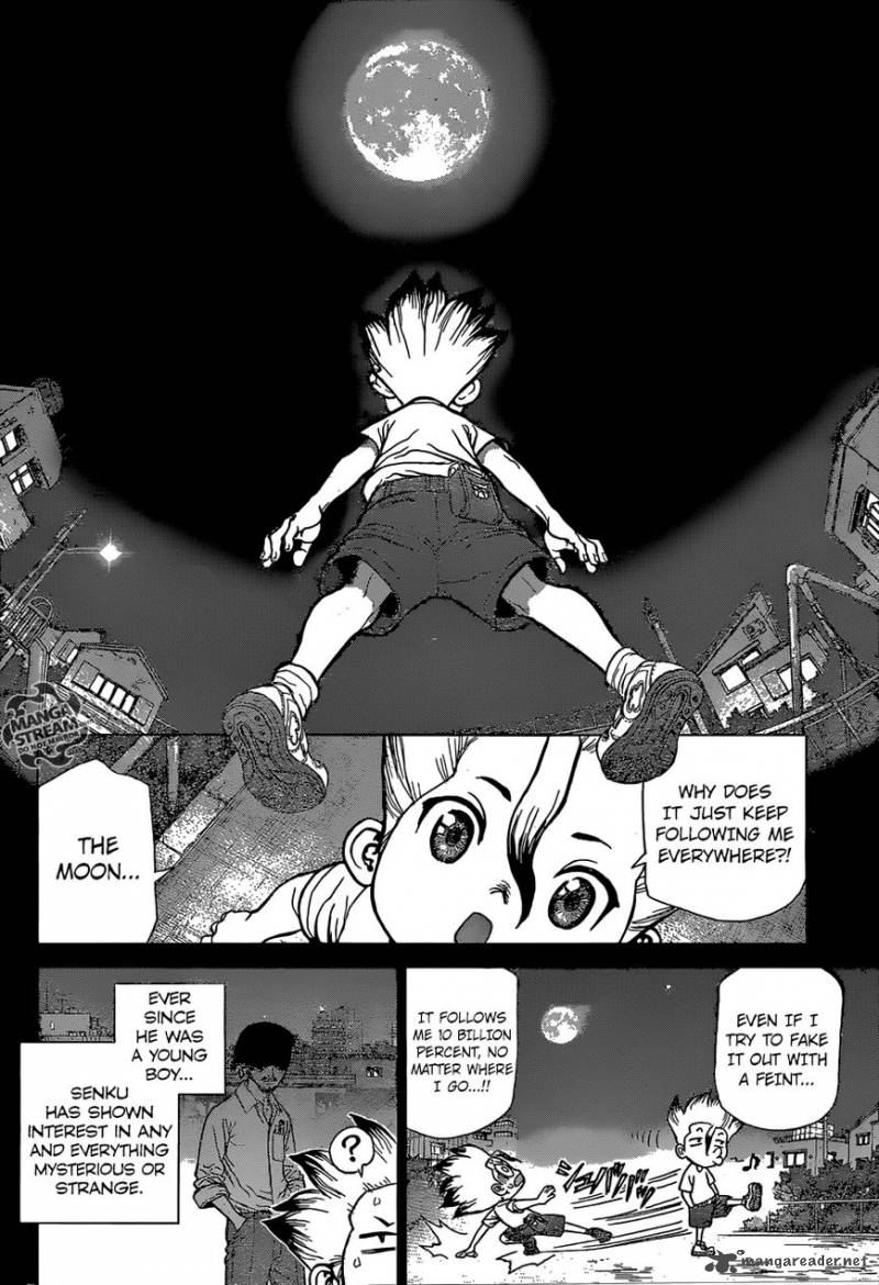 Dr. Stone Manga Chapter 43 page 6 - Humanity's Final Six scene