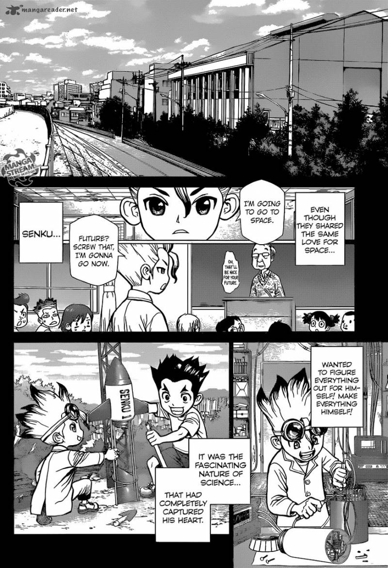 Dr. Stone Manga Chapter 43 page 8 - Humanity's Final Six scene