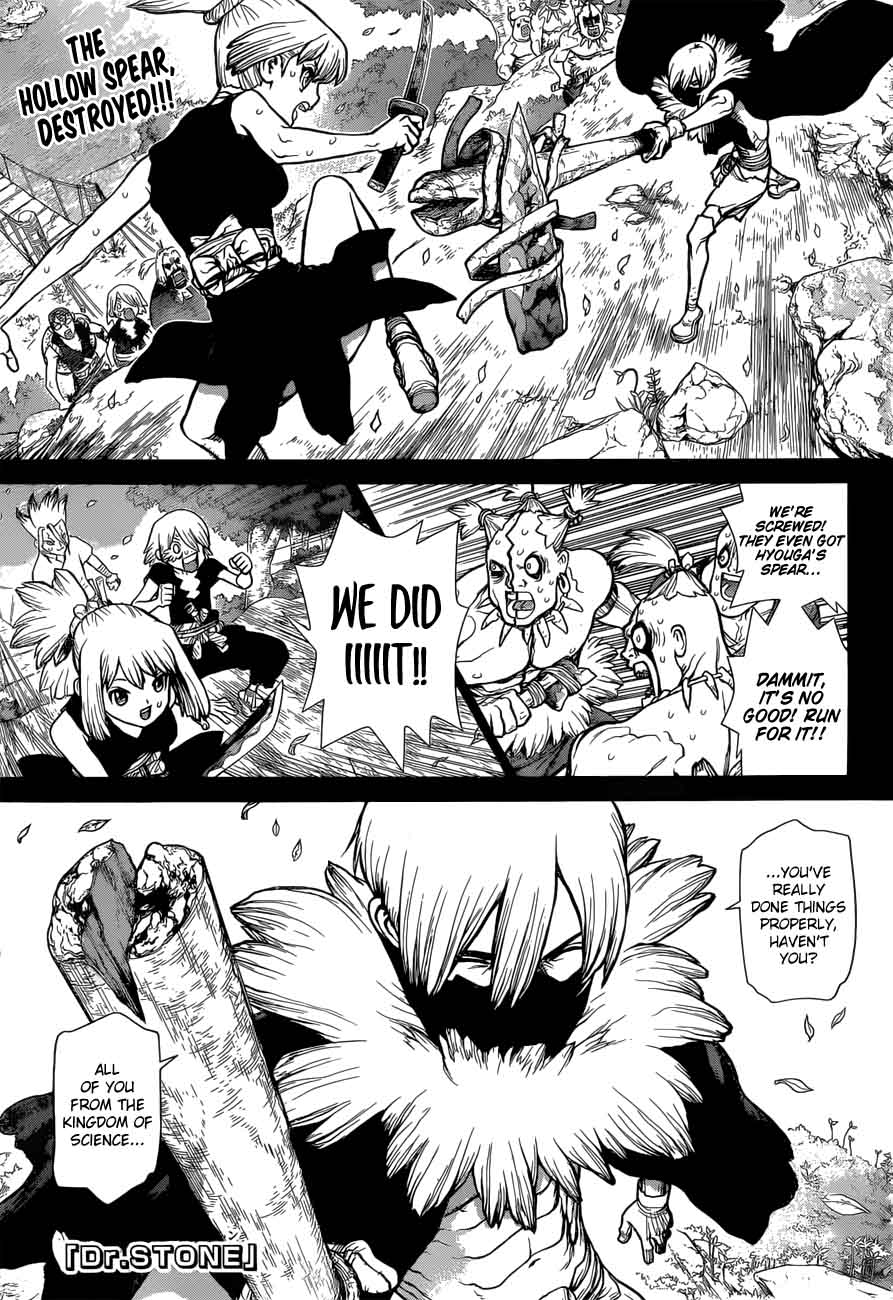 Dr. Stone Manga Chapter 49 page 1 - To the Present scene
