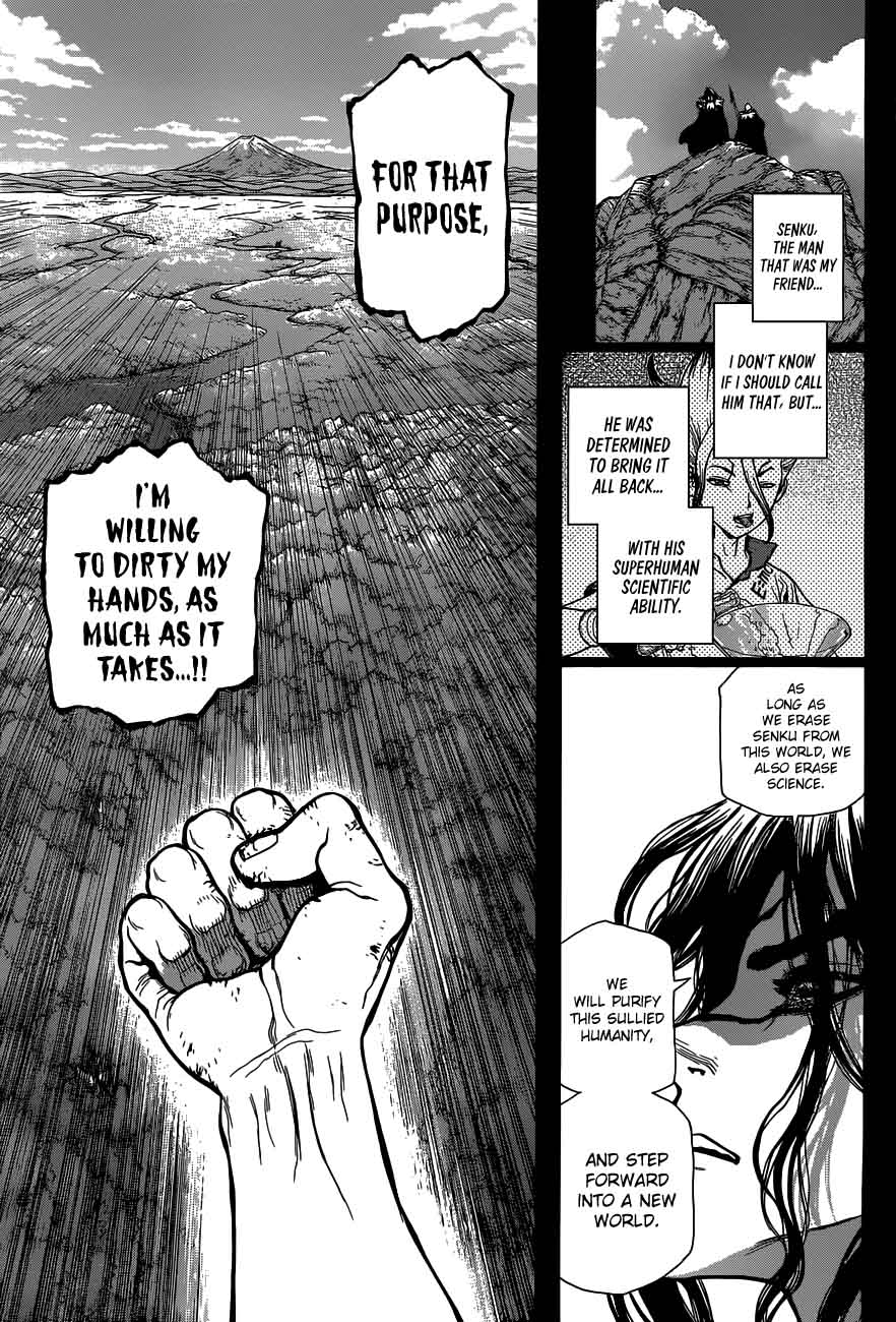 Dr. Stone Manga Chapter 50 page 7 - Humanity's Greatest Weapon scene