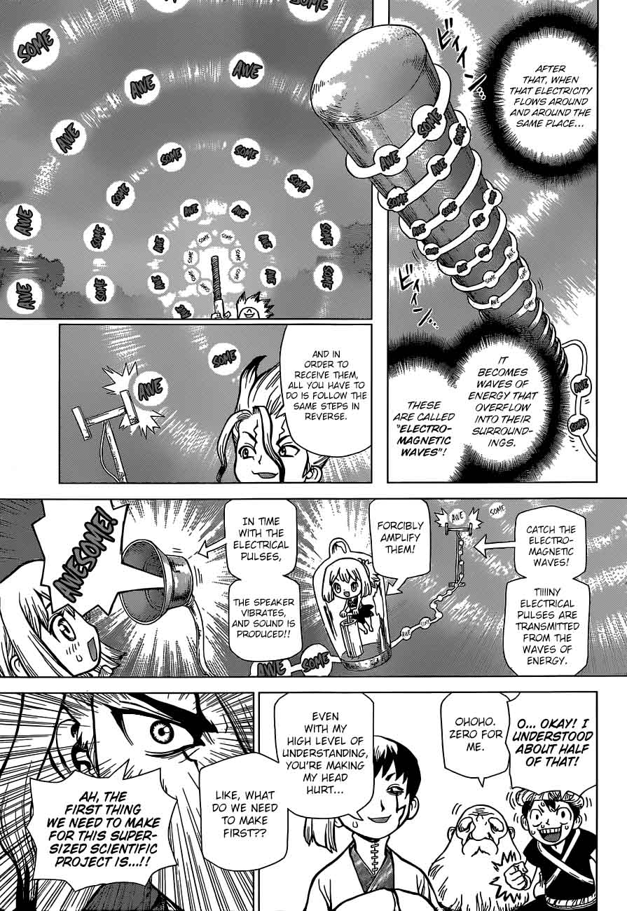 Dr. Stone Manga Chapter 51 page 3 - Sweets for the Stone World scene