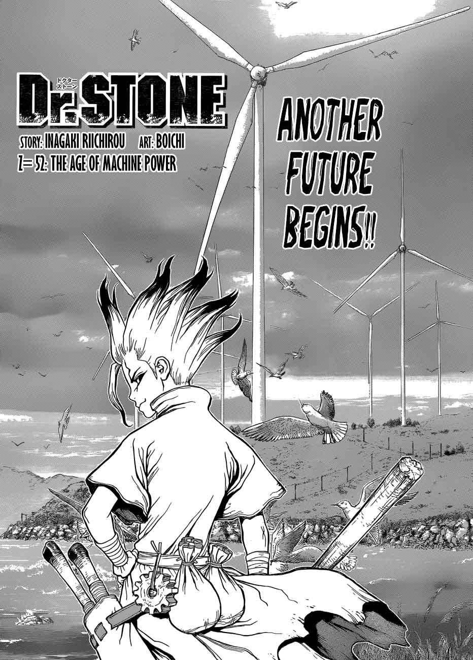 Dr. Stone Manga Chapter 52 page 5 - Age of Energy scene