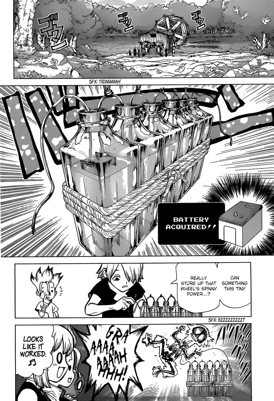 Dr. Stone Manga Chapter 53 page 4 - Hard Knocks Crafting Club scene