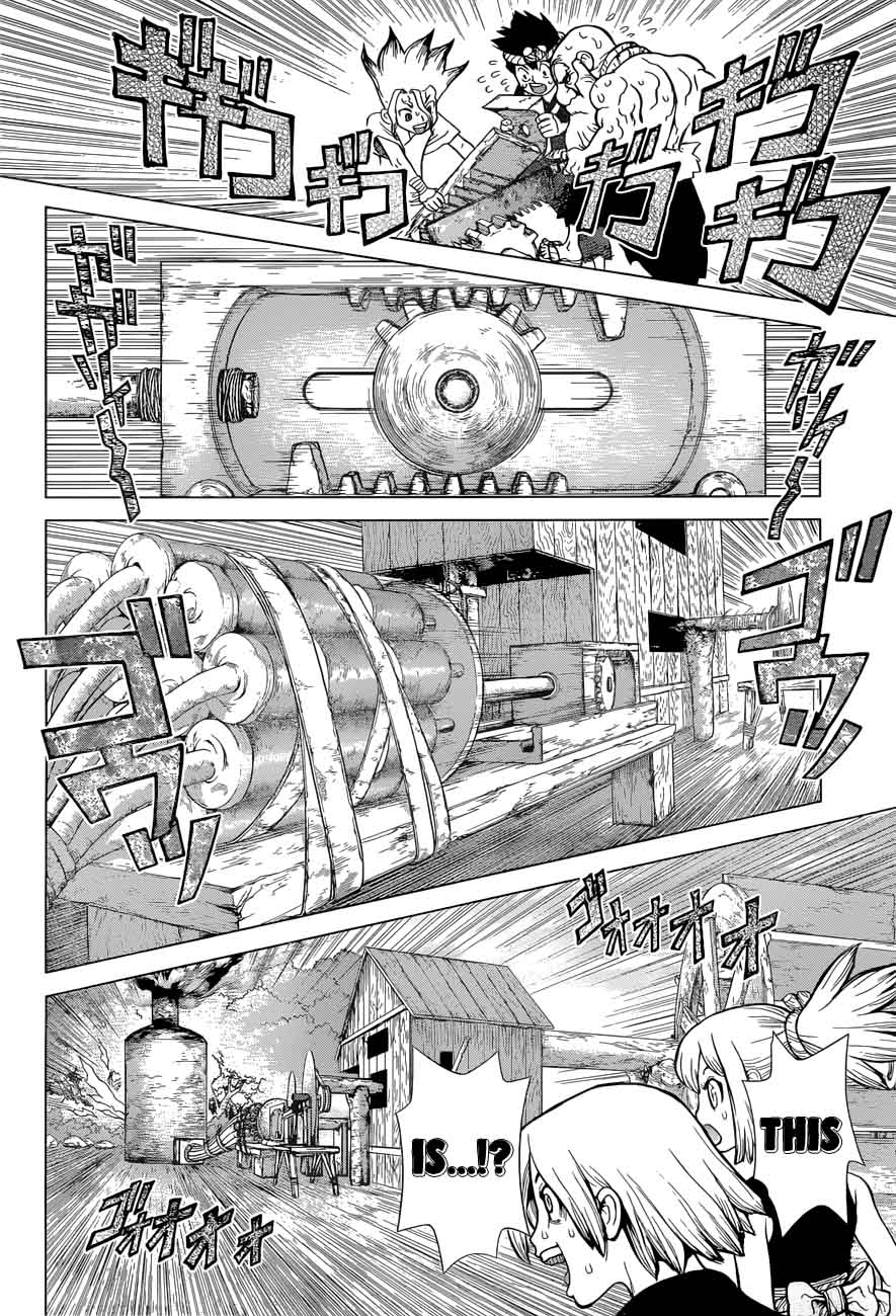 Dr. Stone Manga Chapter 53 page 8 - Hard Knocks Crafting Club scene
