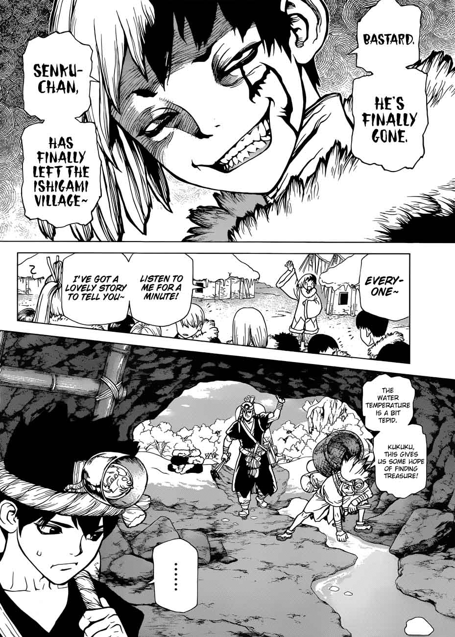 Dr. Stone Manga Chapter 55 page 2 - Treasure Dungeon scene