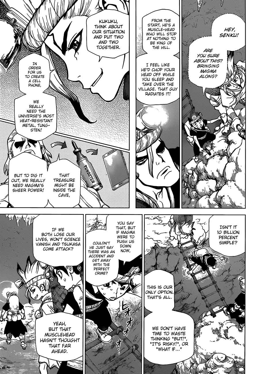 Dr. Stone Manga Chapter 55 page 5 - Treasure Dungeon scene