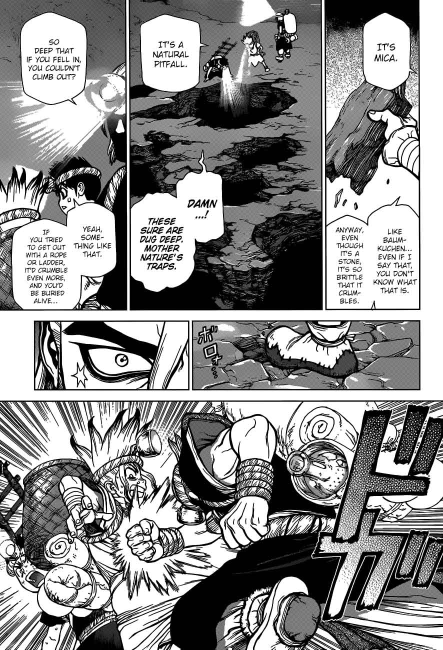 Dr. Stone Manga Chapter 55 page 7 - Treasure Dungeon scene