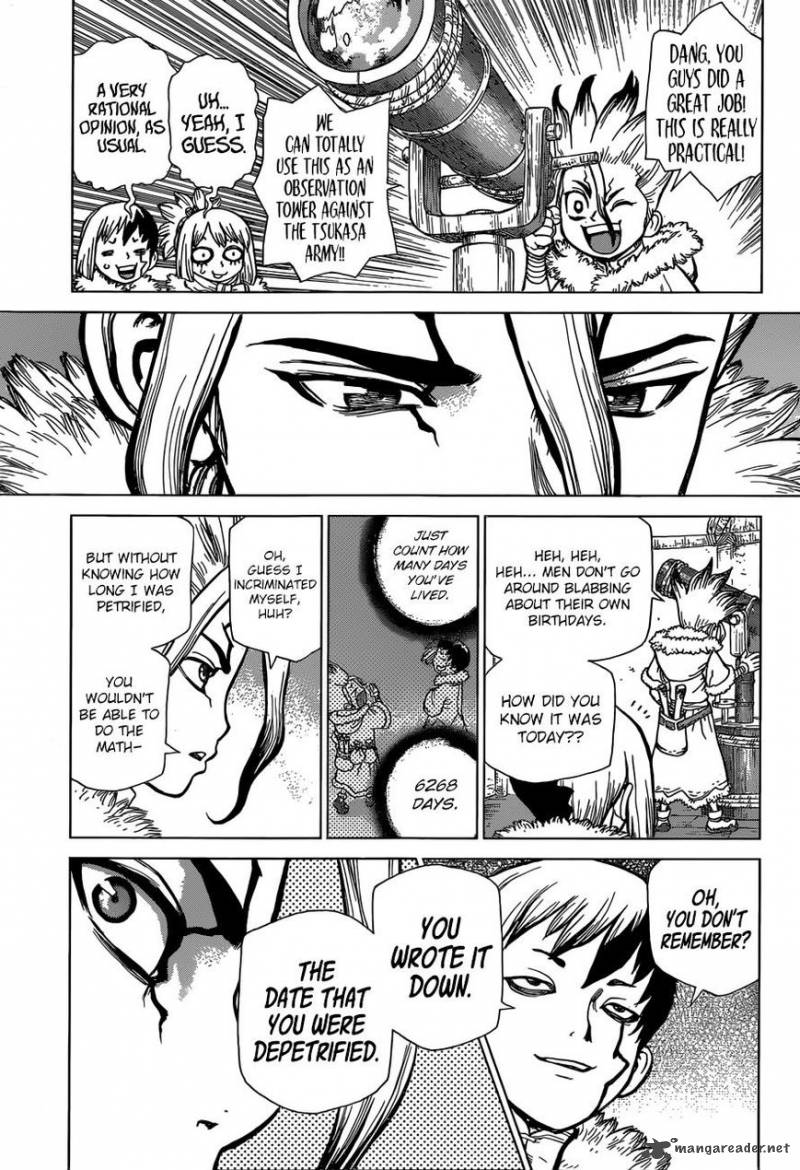Dr. Stone Manga Chapter 56 page 16 - The Treasure scene