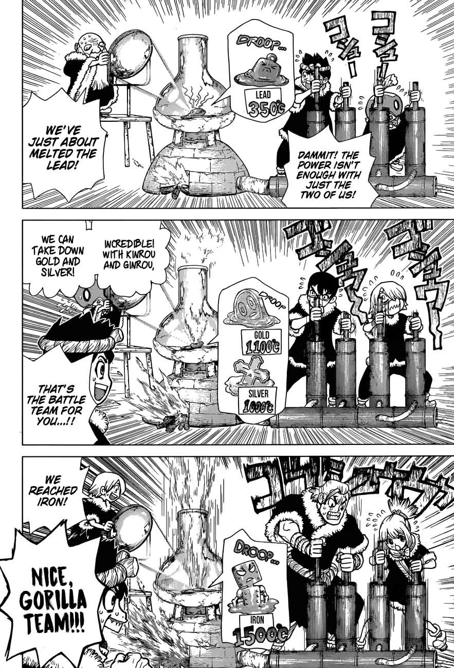 Dr. Stone Manga Chapter 57 page 16 - Heat Heart scene