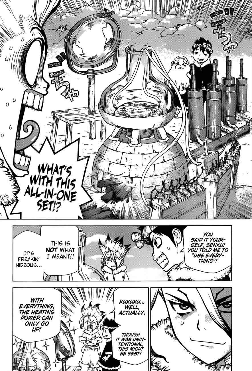 Dr. Stone Manga Chapter 57 page 18 - Heat Heart scene