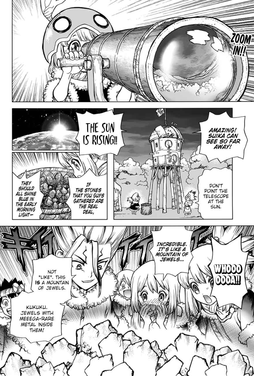 Dr. Stone Manga Chapter 57 page 2 - Heat Heart scene