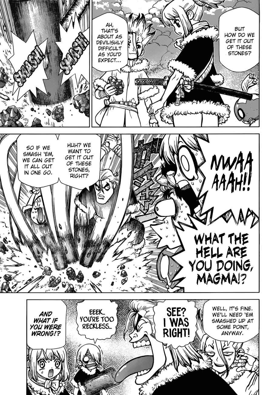 Dr. Stone Manga Chapter 57 page 5 - Heat Heart scene