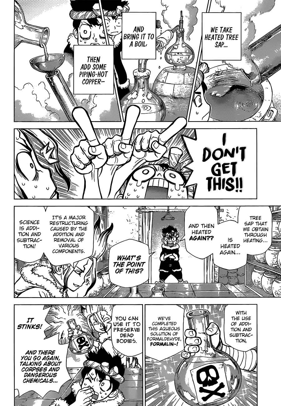 Dr. Stone Manga Chapter 58 page 10 - Wave of Science scene
